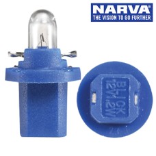 Narva 47780 - 12V 1.2W BX8.5D Blue Base Dash Panel Globes (Box of 10)
